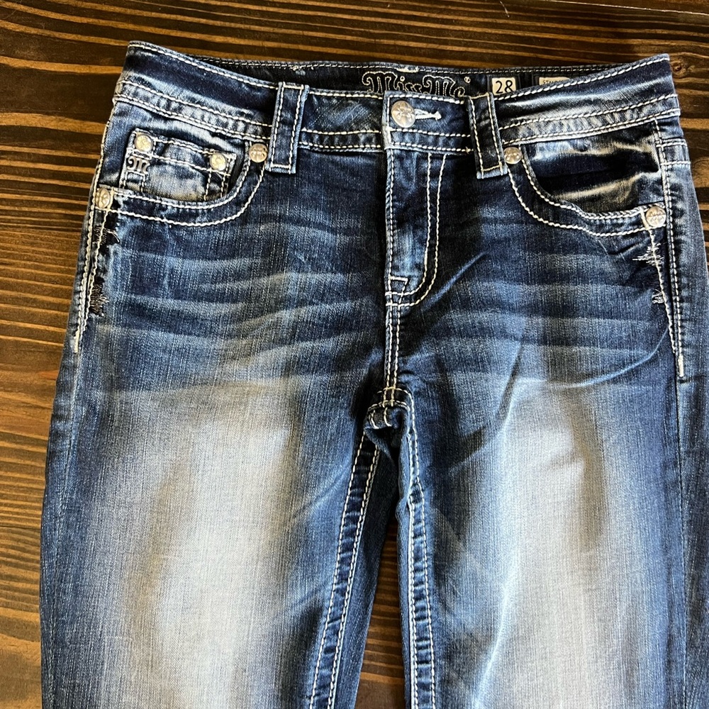 Miss Me Women's Dark Blue Boot Cut Jeans